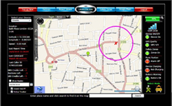 Tracking interface screen
